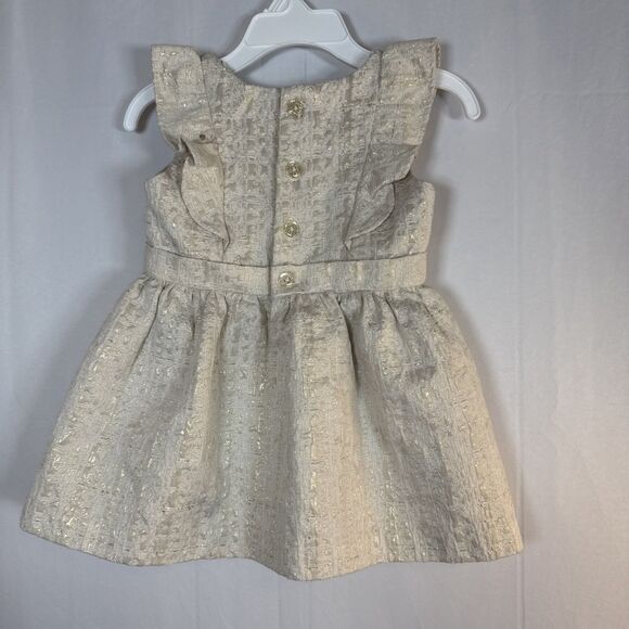 Osh Kosh B Gosh Girl's Sleeveless Dress Size 12 Month Gold  Holiday Christmas - Picture 7 of 10